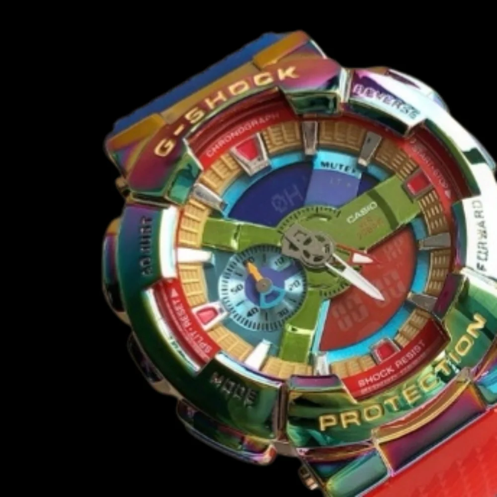 💥SOLD💥ANALOG-DIGITAL CASIO G-SHOCK 5553-GM-110G RAUNBOW SERIES - Picture 4 of 6